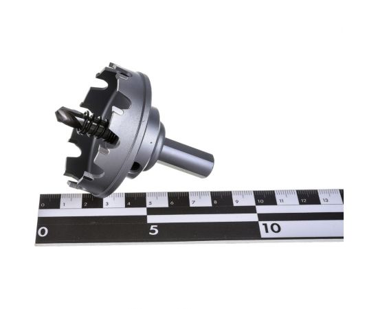 Коронка по металлу HM (60х12 мм; хвостовик 10 мм; комплект) D.BOR HS-HM-12-060-T – изображение 3