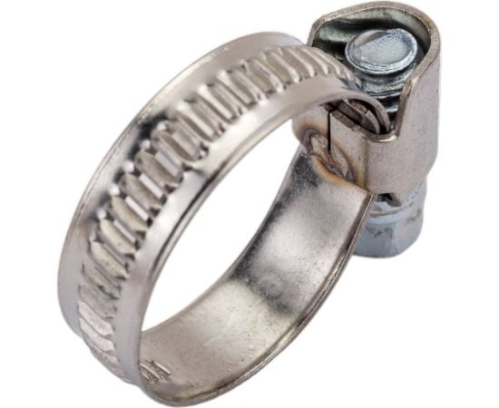 Хомуты Зубр ЭКСПЕРТ из нержавеющей стали с накатной лентой НЛ-9, 16-25мм, 200шт 37820-16-25-200 – изображение 4