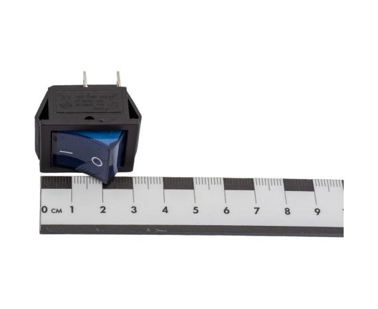 Клавиша Nord-Yada 250V 16А синяя с подсветкой (4контакта) ON-OFF (2шт в упаковке) 905461 – изображение 4