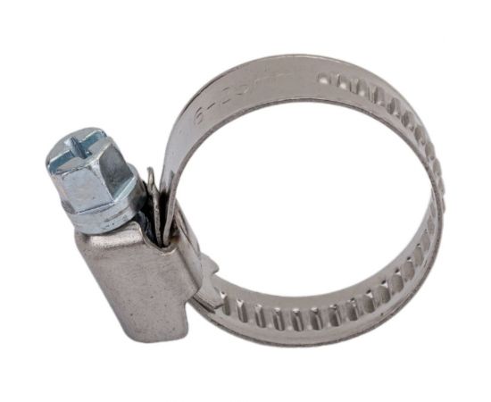 Хомуты Зубр ЭКСПЕРТ из нержавеющей стали с накатной лентой НЛ-9, 16-25мм, 200шт 37820-16-25-200 – изображение 5