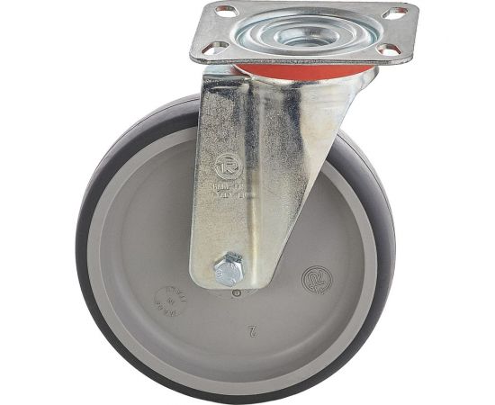 Колесо с вращающейся опорой и пластиной крепления (80 мм; 70 кг) Tellure Rota 714201 – изображение 7