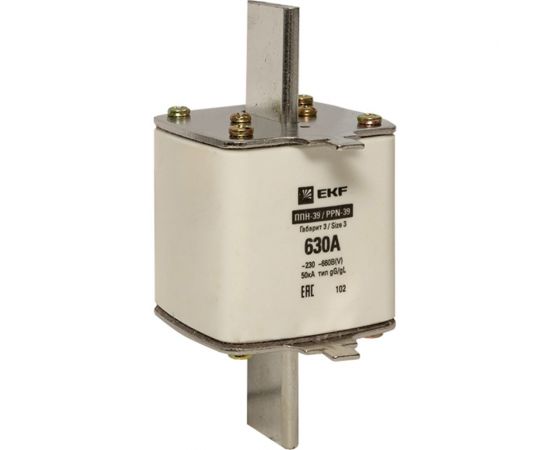 Плавкая вставка EKF ППН-39 630/630А габарит 3 /fus-39/630/ 7106478 fus-39/630 – изображение 6