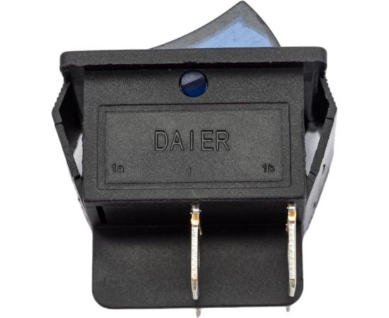 Клавиша Nord-Yada 250V 16А синяя с подсветкой (4контакта) ON-OFF (2шт в упаковке) 905461 – изображение 2