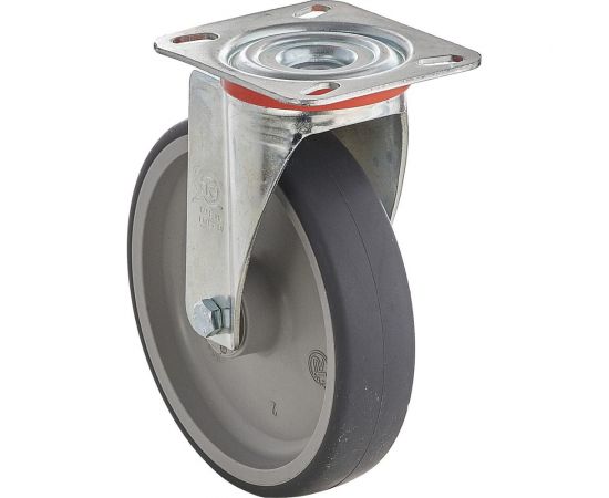 Колесо с вращающейся опорой и пластиной крепления (80 мм; 70 кг) Tellure Rota 714201 – изображение 8