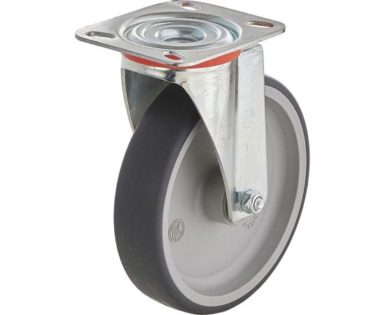 Колесо с вращающейся опорой и пластиной крепления (80 мм; 70 кг) Tellure Rota 714201 – изображение 9