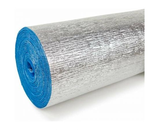 Самоклеющая теплоизоляция с фольгой НПС Развитие НПЭ-ЛФ тип С, 10 мм, 0.6x10 м, 6 кв. м 4620018381821 