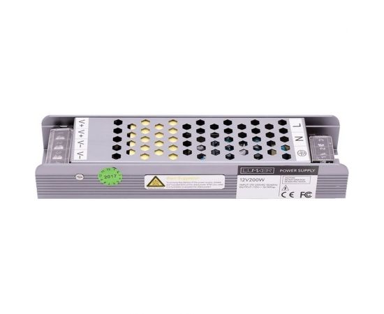 Компактный блок питания SWG в металлическом корпусе, IP20,200W, 12V, YA-200-12 00-00002830 