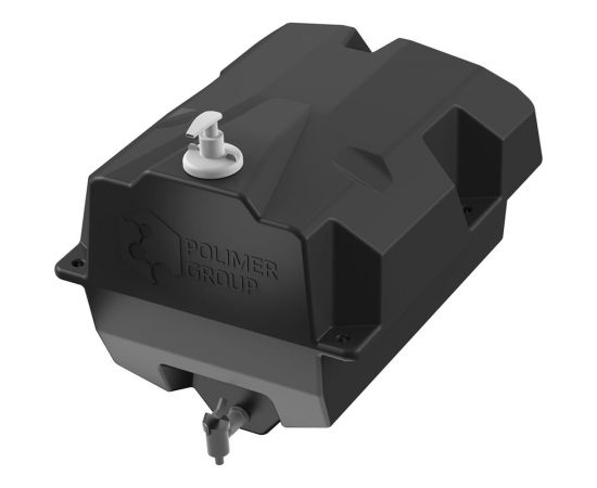 Автомобильный рукомойник POLIMER GROUP с краником и дозатором, 30 литров CRP301 