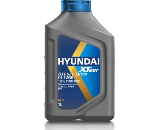 Моторное масло синтетическое Diesel Ultra C3 5W30, 1 л HYUNDAI XTeer 1011224 