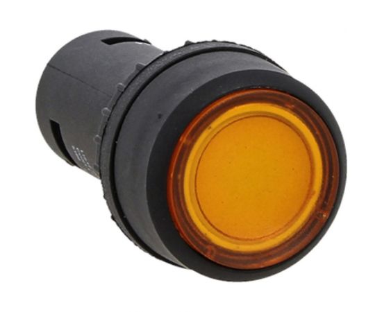 Кнопка с подсветкой EKF PROxima SW2C-10D, желтая, NO, 24В, SQ sw2c-md-y-24 