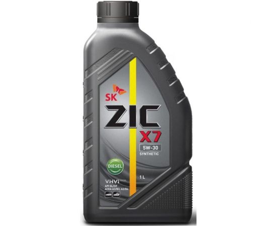 Масло (синтетическое; X7 5w30; Diesel; SL/CF; 1 л; A3/B3, A3/B4) для легковых авто ZIC 132610 