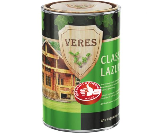 Пропитка Veres Classic Lazura №4 орех 2.7 л 1/4 42019 