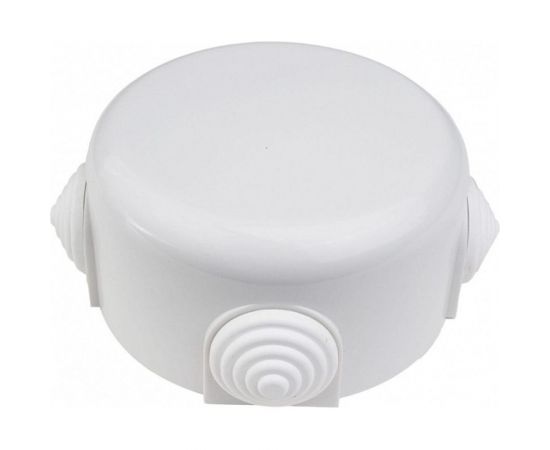 Распределительная коробка Bironi 90мм rf, пластик, белый (4 кабельных ввода в комплекте) R1-523-21-K 