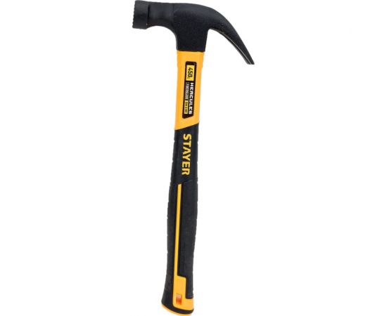 Столярный молоток-гвоздодёр c фибергласовой рукояткой STAYER Hercules-M 450 г 2027-450_z01 