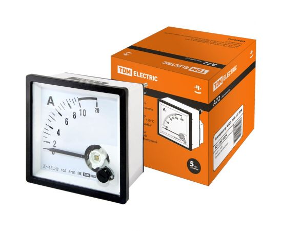 Амперметр TDM А72П 10А-1.5 SQ1102-0074 – изображение 2