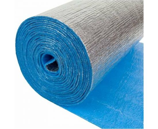 Самоклеющая теплоизоляция с фольгой НПС Развитие НПЭ-ЛФ тип С, 10 мм, 0.6x10 м, 6 кв. м 4620018381821 – изображение 3