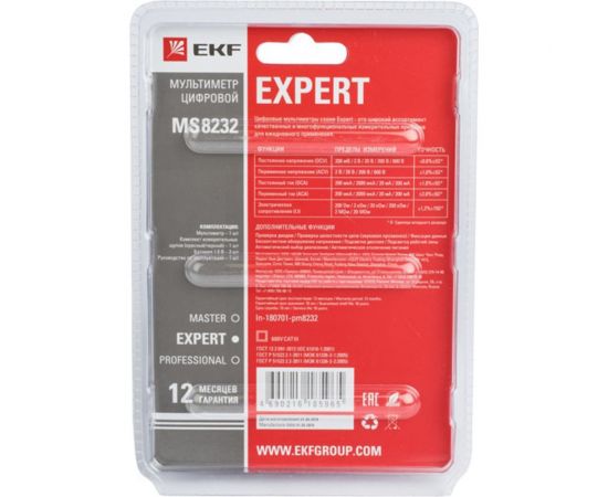 Цифровой мультиметр EKF MS8232 Expert SQIn-180701-pm8232 – изображение 2