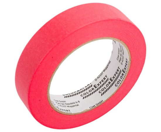 Особо прочная бумажная лента COLOR EXPERT красн. 25mmx50m акриловый клей, UV150 8,5мк, 96072502 – изображение 2