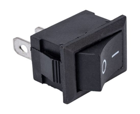 Клавиша Nord-Yada 250V 6А Mini черная (2конт.) ON-OFF (2шт в упаковке) 905472 – изображение 3