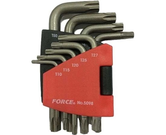 Набор Г-образных ключей FORCE Т10-Т50 9 предметов 5098 – изображение 2