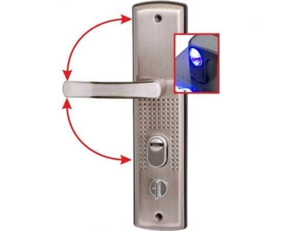 Универсальный комплект ручек для металлических дверей Аллюр РН-А222-1-L (подсветка; левая) 5381 – изображение 3