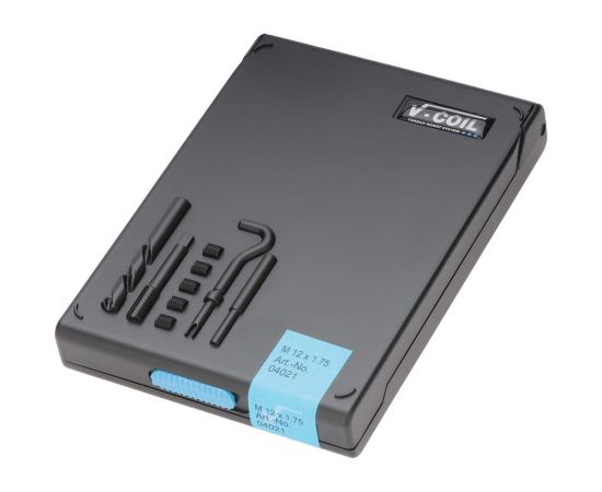 Набор для восстановления резьбы VOELKEL V-Coil М12x1,75 14 пр. V04021 – изображение 4