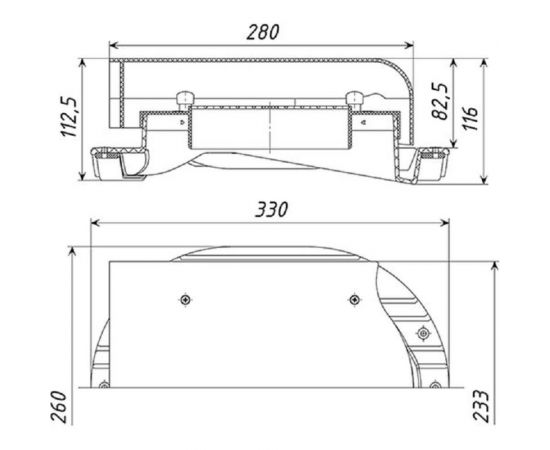Кровельный аэратор Татполимер ТР-88/C серый 32189 – изображение 4