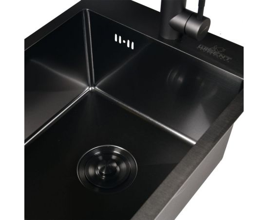 Кухонная мойка из нержавеющей стали WISENT с PVD-покрытием WW34050В – изображение 3