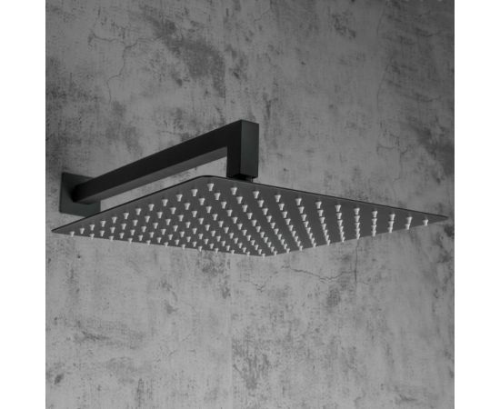 Душевая система Gappo 35к G7117-6 лейка ""Тропический душ"" встраиваемая, черный 545227 – изображение 6