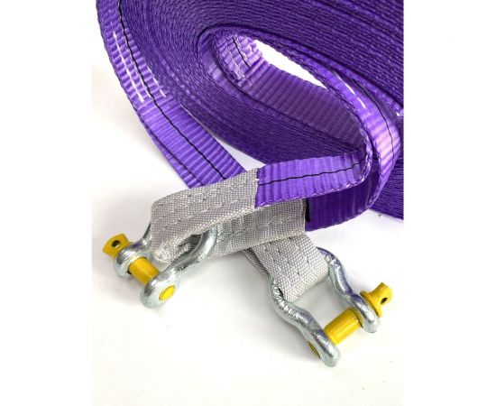 Буксировочный трос ТамбовТехСнаб 2/3.5т 20м скоба/скоба 7930124362544 – изображение 6