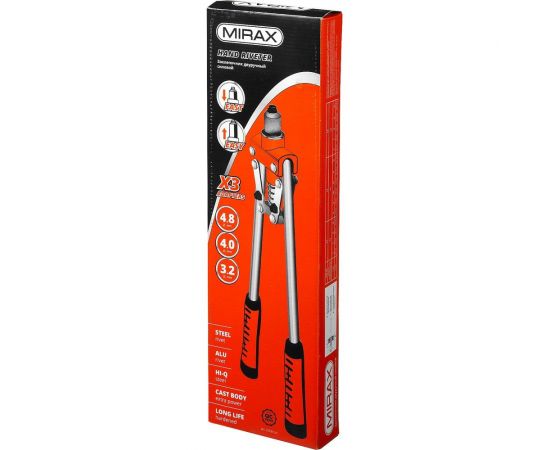 Двуручный заклепочник MIRAX 420 мм, 2.4 - 4.8 мм 31034_z01 – изображение 3