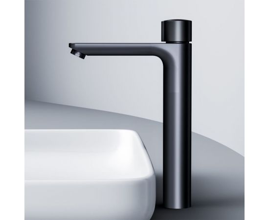 Смеситель для умывальника AM.PM X-Joy TouchReel высокий, чёрный F85A92522 – изображение 6