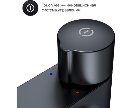 Смеситель для умывальника AM.PM X-Joy TouchReel высокий, чёрный F85A92522 – изображение 5