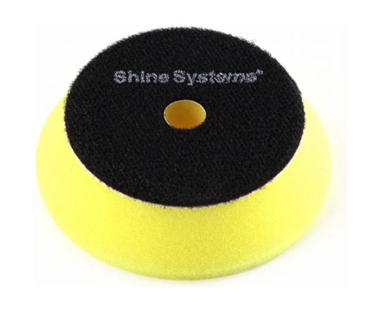 Полировальный круг антиголограмный DA Foam Pad Yellow 75 мм, желтый Shine systems SS563 