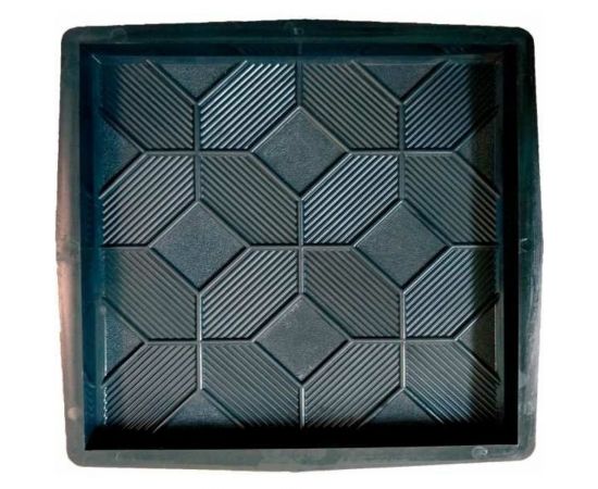 Форма для тротуарной плитки Формыпласт Ковер 40x40x5 см 805 