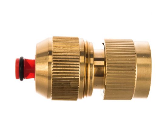 Быстросъёмное соединение для шланга 13/15 мм с аквастопом Профитт 0102778-RCS 