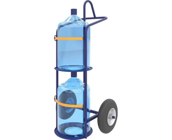 Тележка для перевозки 2-х баллонов воды RUSKLAD ВД 2 пневмо 