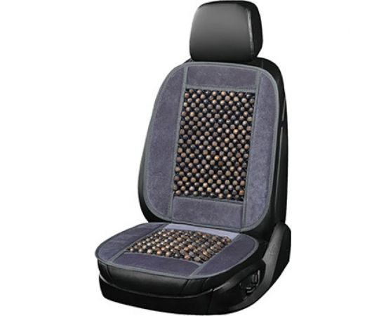 Накидка сиденья массажная SKYWAY Massage-02 дерево/полиэстер серый/темное дерево S01302039 