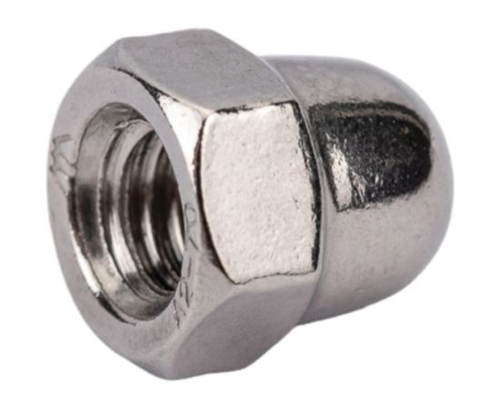 Колпачковая гайка КРЕП-КОМП нержавейка А2, DIN 1587, М6, 50 шт. гкн6мф 