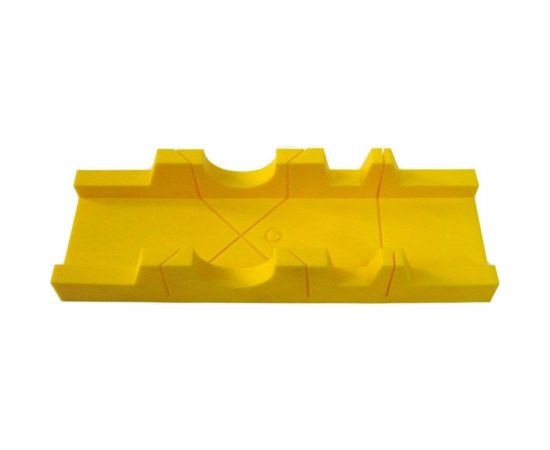 Стусло USP пластик, 300х65 мм, фигурное, желтое 41250 