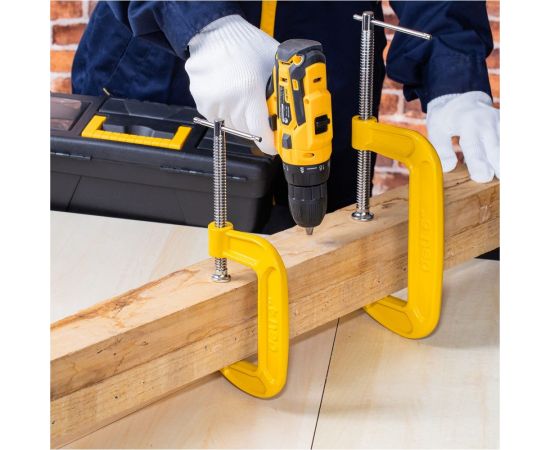 Струбцина DELI DL-G204 высота зажима 100мм, глубина зажима 50мм 104571 – изображение 19