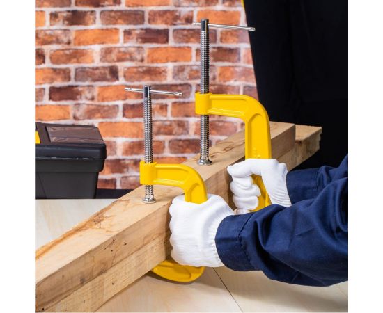 Струбцина DELI DL-G204 высота зажима 100мм, глубина зажима 50мм 104571 – изображение 18