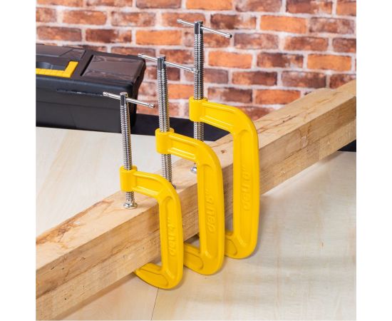 Струбцина DELI DL-G204 высота зажима 100мм, глубина зажима 50мм 104571 – изображение 16