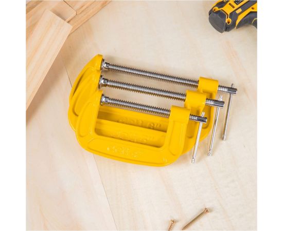 Струбцина DELI DL-G204 высота зажима 100мм, глубина зажима 50мм 104571 – изображение 21