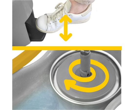 Набор для мытья полов Apex ESPRESSO швабра + ведро с центробежной системой отжима 10580-A – изображение 3