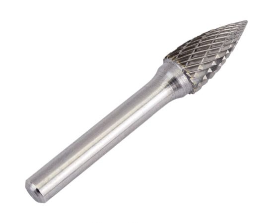 Борфреза твердосплавная гиперболическая с заострённой головкой тип GSPG ROTORICA G1020X06 – изображение 3