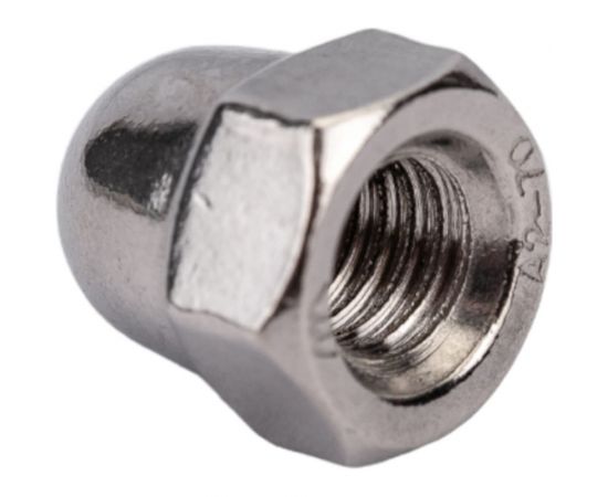 Колпачковая гайка КРЕП-КОМП нержавейка А2, DIN 1587, М6, 50 шт. гкн6мф – изображение 3