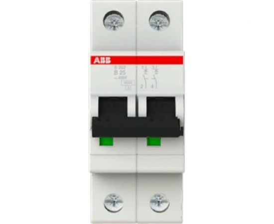 Автоматический выключатель ABB 2-полюсный S202 B25 2CDS252001R0255 – изображение 4