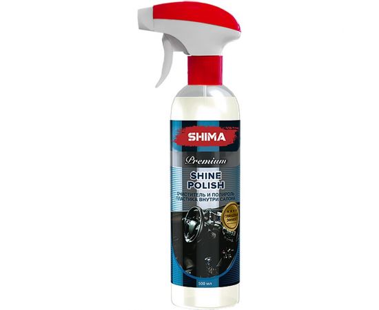 Полироль пластика внутри салона SHIMA PREMIUM SHINE POLISH 500 мл 4631111103395 – изображение 4