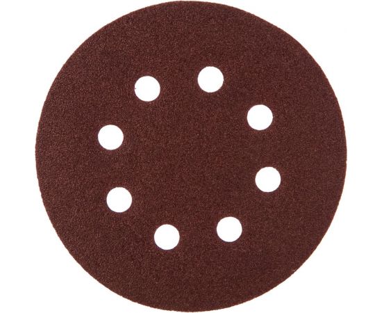 Круг абразивный перфорированный 125 мм, P80 180-212 мкм, 10 шт. SANTOOL 060202-125-080 – изображение 3